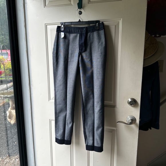 Talbots Curvy Fit High Rise Straight Leg Dress Navy BluePants. Size 2 Petite. - Picture 12 of 14